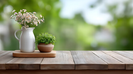 Charming Floral Arrangement in a Modern Setting