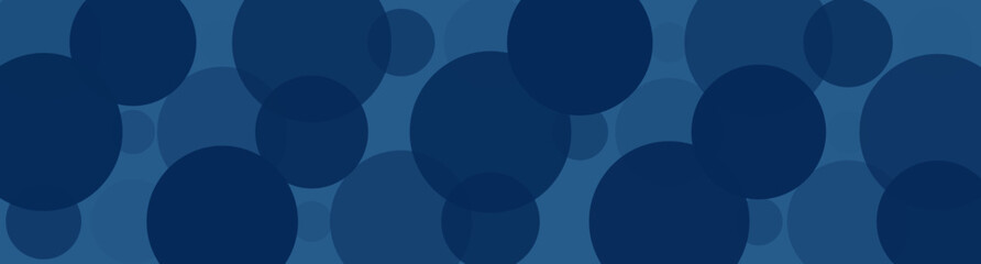 Abstract Blue Bubbles Background