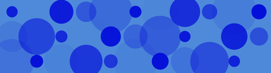 Blue Bubbles Abstract Background