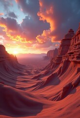 vivid sandstone formations dramatic sky colorful landscape geology erosion stunning rock strata natural wonder, nature, colors, scenery, terrain, outdoor, textures