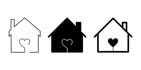 Set of houses, house icons set, home sweet home, house set, home set, home icons, house icons, 