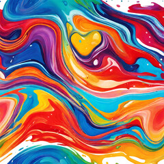 Abstract Acrylics Liquid Art

