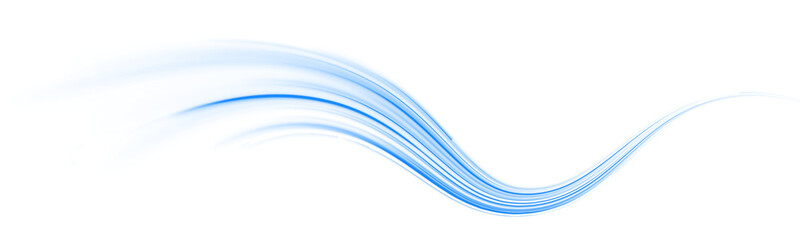 PNG blur effect and laser beam with glowing blue line streak on night background PNG, as each curve creates a long speed line and the final flash reveals the last line.