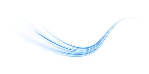 PNG blur effect and laser beam with glowing blue line streak on night background PNG, as each curve creates a long speed line and the final flash reveals the last line.