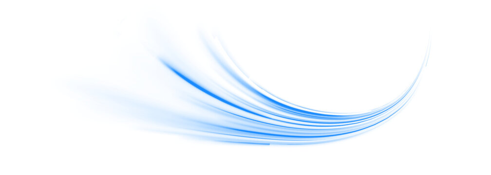 PNG blur effect and laser beam with glowing blue line streak on night background PNG, as each curve creates a long speed line and the final flash reveals the last line.