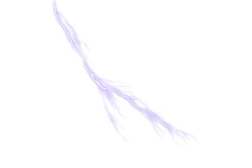 Purple lightning Thunderstorm Strikes Lightning Bolt Effects cutout transparent background