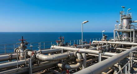 oil refinery plant