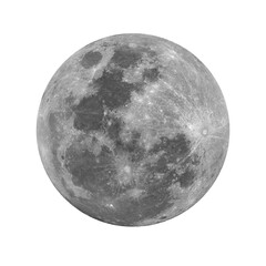 Full moon on PNG background