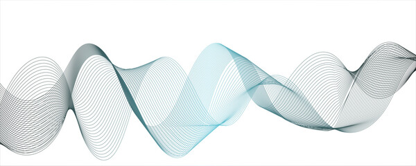 Abstract grey,blue smooth element swoosh speed wave modern stream background. Frequency sound wave lines and technology background, Design for brochure,Wallpaper, Business banner, poster