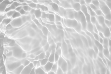 Abstract white transparent water shadow surface texture natural ripple background