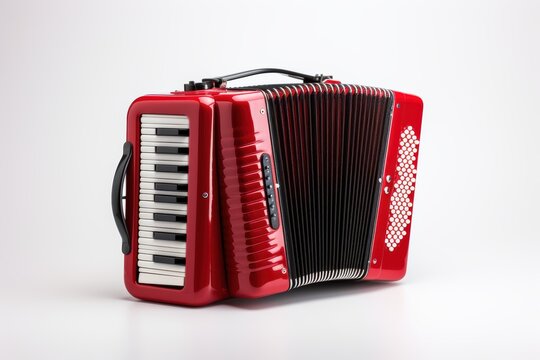 Musical instrument displayed on a plain surface in a well-lit setting