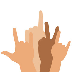 International Youth Day Hand Expression