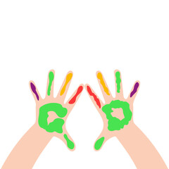 Obraz premium Kid Playful Hand