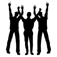 Friendship Silhouette Flat