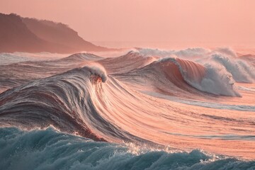 Smooth Minimalist Gradient Wave Background