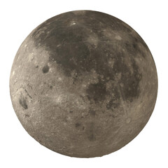 Full moon on PNG background
