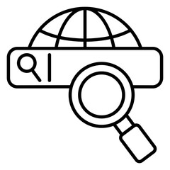Search Engine Outline Icon