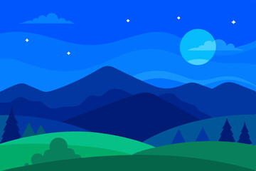 Fototapeta premium landscape with mountains