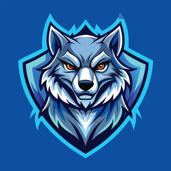 Aggressive Tiger Mascot Logo – Fierce Animal Emblem for Sports & Gaming
