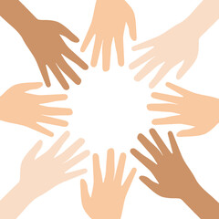 International Youth Day Circular Hand