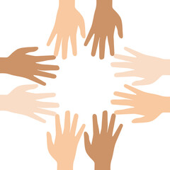 International Youth Day Circular Hand