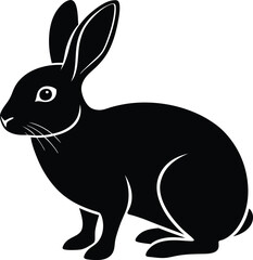 vector illustration of a rabbit