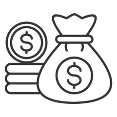 Money Outline Icon