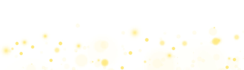 PNG bright particles and yellow dust glow on festive background, as each sparkle ignites a dust trail and shimmer reflects the light of golden dust PNG.