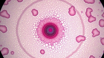 Schematic diagram of cell structure