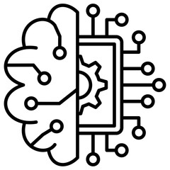 Artificial Intelligence Outline Icon