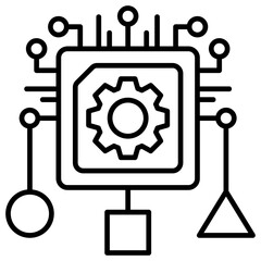 Classification Outline Icon