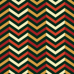 Pattern seamless chevron abstract wave background stripe gold luxury color and line. Geometric line vector. Christmas background.