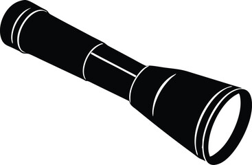 flashlight isolated on white background