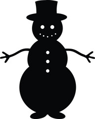 snowman vector illustration