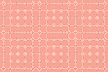 Delicate seamless geometric pattern featuring octagons, squares, and star-shaped decorative elements