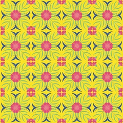 งานศิลปะที่ไม่มีชื่อOreintal Flora Damask Seamless pattern ...