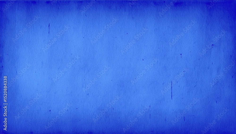 Poster  textured blue paper background with subtle ink stains and gradient edges for abstract design, branding, poster template, website banner, flyer, or vintage inspired print material