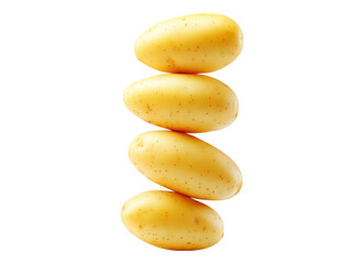 Five potatoes pile
