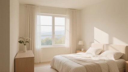 bedroom with window