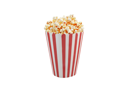 Hyper realistic 3D popcorn - Powered by Adobe