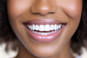Confident Smiling Patient Receiving Dental Care During Check-Up at Dentist's Office