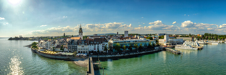 Panorama Altstadt Friedrichshafen am Bodensee
