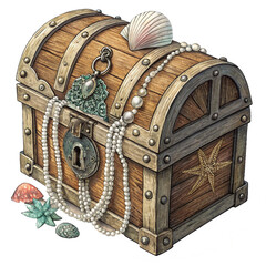Vintage Treasure Chest Trio