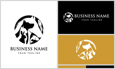 Animal Logo Design Circle.
