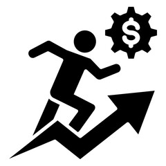 Motivation Glyph Icon