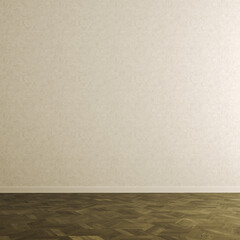 Large luxury modern bright interiors Living room mockup illustration 3D rendering image