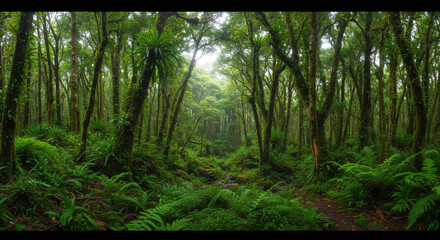 Jungle forest scenic landscape