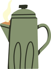 teapot isolated on white background