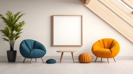 A bright and airy modern workspace with a minimalist decor  long title A bright and airy creative