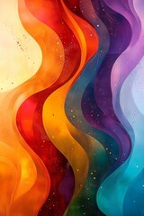 dynamic color bands vibrant energetic